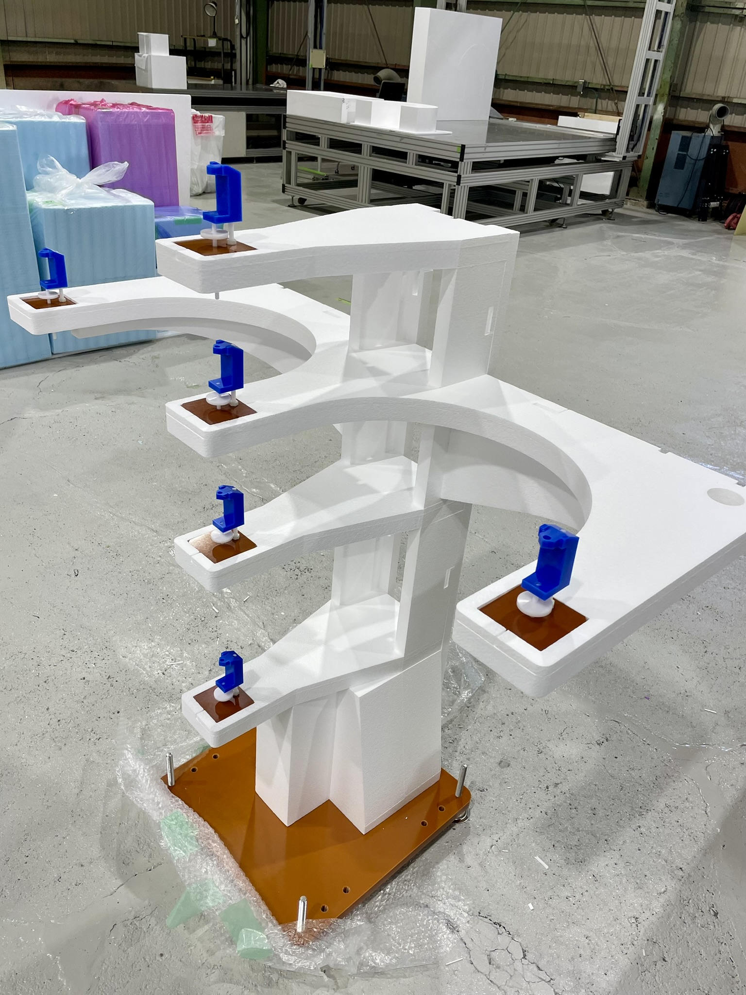 EMC試験用 発泡スチロール製プローブタワー